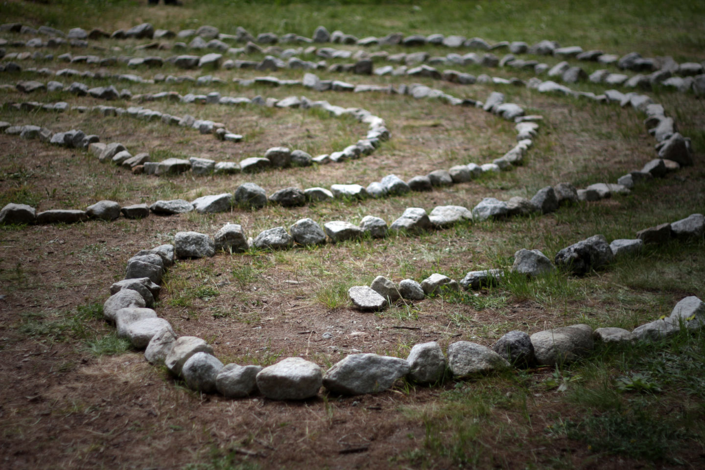 celtic maze - stone labyrinth | The Centre for Sacred Deathcare